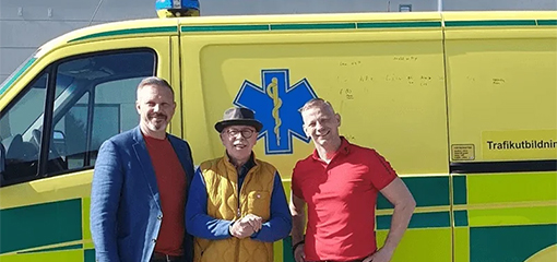 Socialt engagemang : Ambulans till Ukraina
