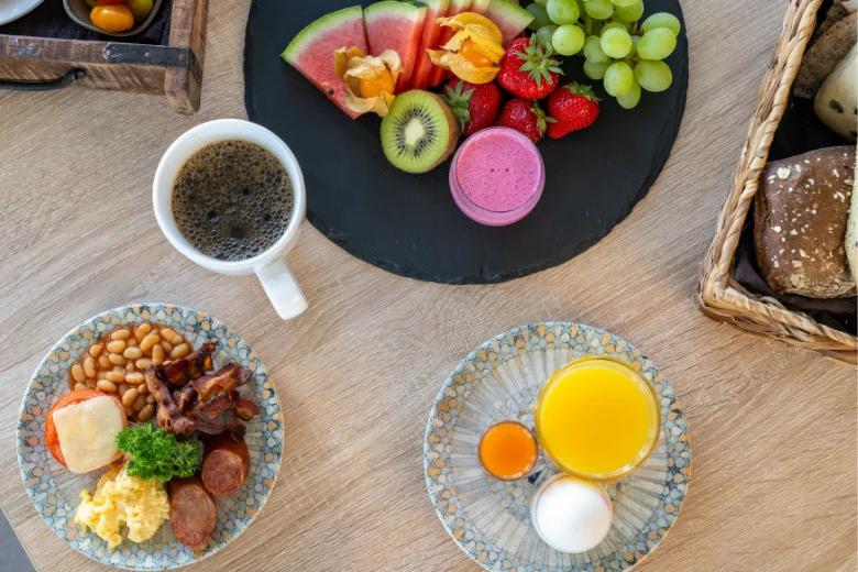 Ett härligt frukostbord!