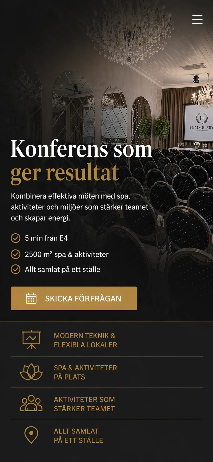 Konferens på Himmelsby SPA & Konferens